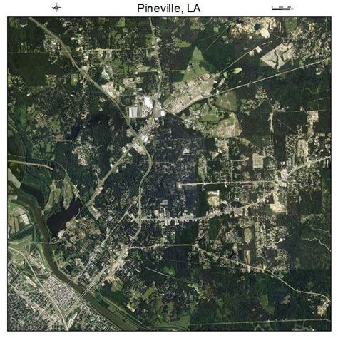 Aerial Photography Map of Pineville, LA Louisiana