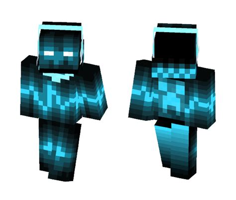 Download cool blue neon creeper boy Minecraft Skin for Free ...