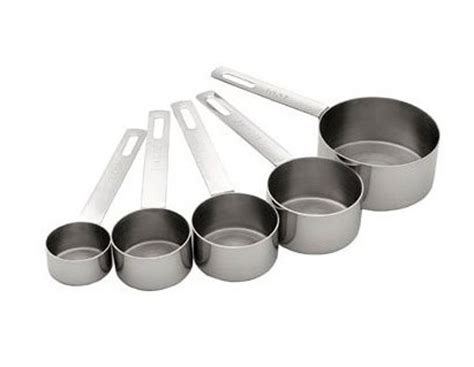 Stainless Steel Measuring Cups - Baking Measurement Cups - RecipeDose.com