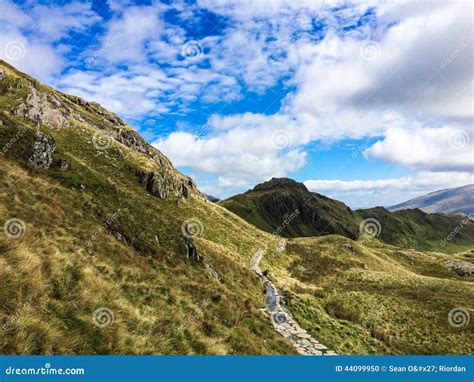 Mount Snowdon stock photo. Image of moody, mountain, europe - 44099950