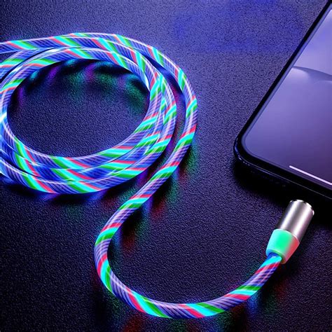 3 in 1 Magnetic Charging Cable with RGB LED-100CM – Urban Global