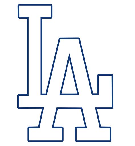 Los Angeles Dodgers Logo Png Smooth Edges