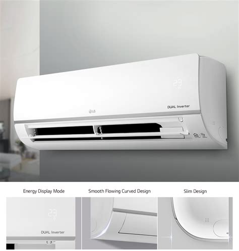 LG 18,000 BTU, Dual Inverter Split Air Conditioner with ThinQ (Wi-Fi),4 ...