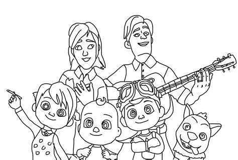 50 Cocomelon Coloring Pages - ColoringPagesOnly.com