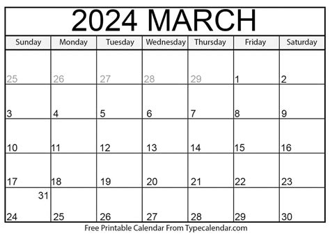 March 2024 Calendar Fillable Template - April 2024 Calendar With Holidays