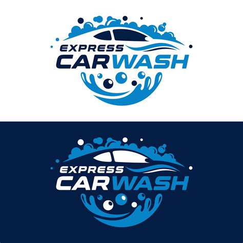 Express Car Wash Logo Design Template 6111502 Vector Art at Vecteezy