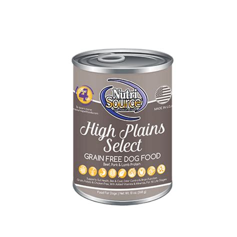 NutriSource High Plains Select Grain Free Canned Dog Food