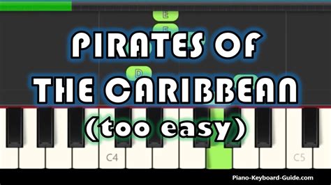 Pirates of the caribbean theme song piano sheet music hard - bettasx