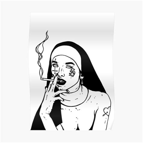 "Bad Nun " Poster for Sale by Marcooberhofer | Redbubble