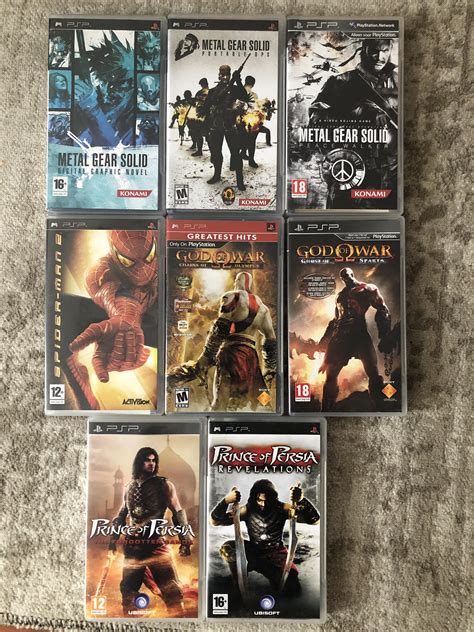 These are my favorite games on my psp (including mgs1 a psone classic i ...