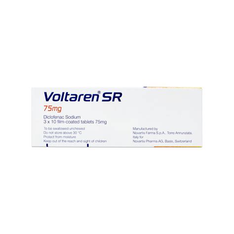 Buy Voltaren Sr 75mg 30S online in Qatar- View Usage, Benefits and Side ...