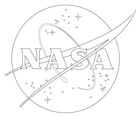 NASA Logo coloring page | SuperColoring.com