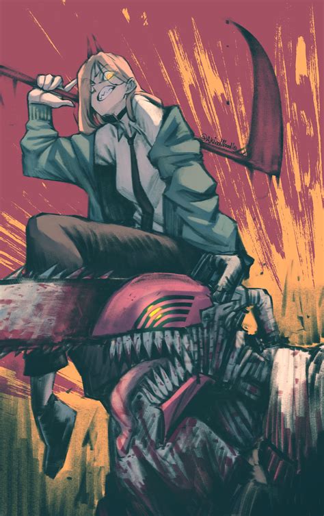 denji and power Chainsaw Man Fan Art (44509593) Fanpop