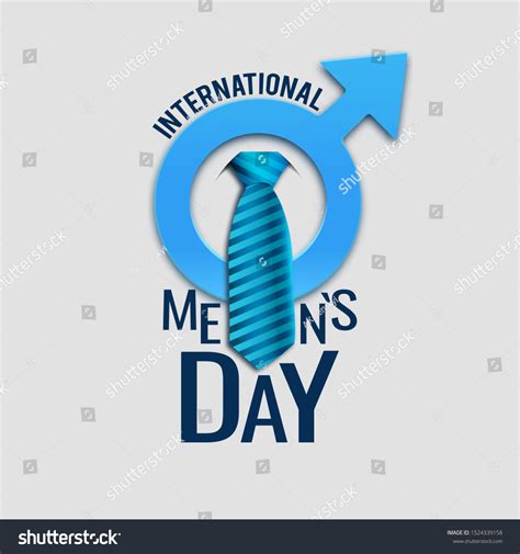 Vector Illustration On Theme International Mens Stock Vector (Royalty ...