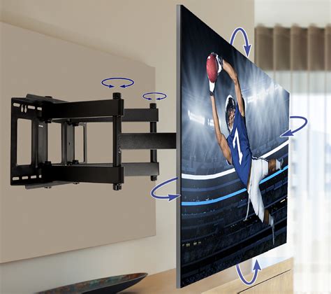 QualGear® Heavy Duty Full Motion TV Wall Mount for 60-100 Inch Flat ...