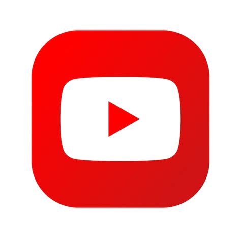 Premium Vector | Youtube logo with a red square