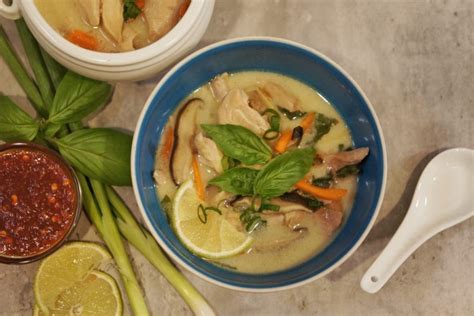 Thai Coconut and Chicken Soup - Crock Pots and Flip Flops