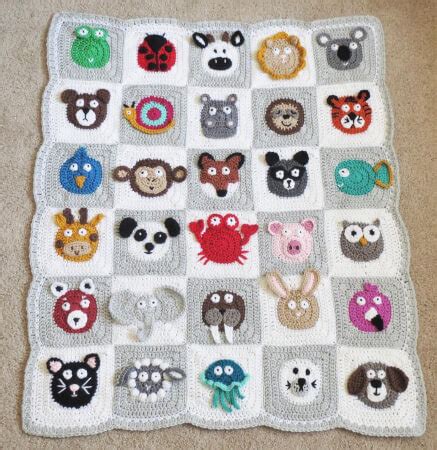 10 Crochet Animal Blanket Patterns - Crochet News