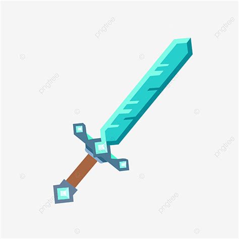 Minecraft Diamond PNG Image, Minecraft Diamond Sword Redesign Png ...