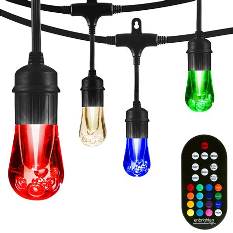 Enbrighten LED Color Changing String Lights, 24ft - Walmart.com ...