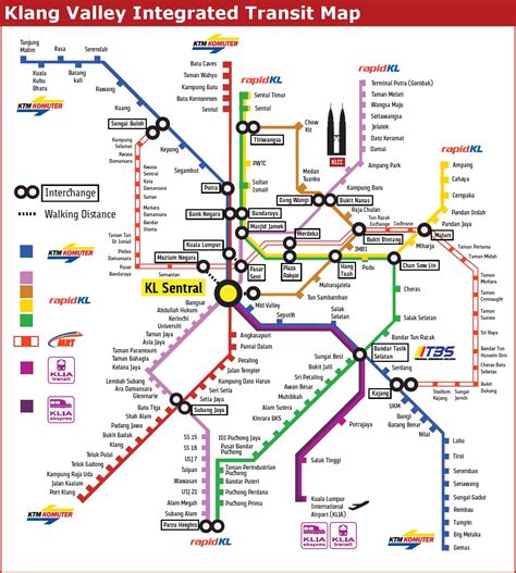 Lrt Mrt Map Malaysia