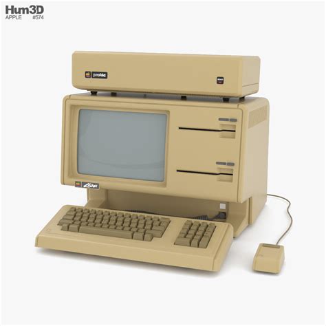 Apple Lisa Laptop 3D mannequin - 3DCOR