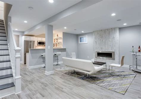 Modern Basement Ideas - Brothers Construction