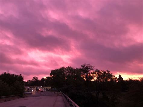 Photos: Did You Catch This Morning’s Purple and Pink Sky? | ARLnow.com