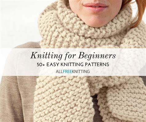 50+ Easy Knitting Patterns for Beginners (2021) | AllFreeKnitting.com