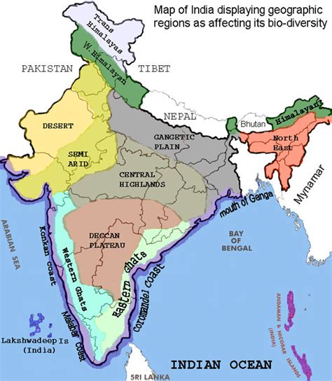 Deccan Plateau Map - Deccan Plateau