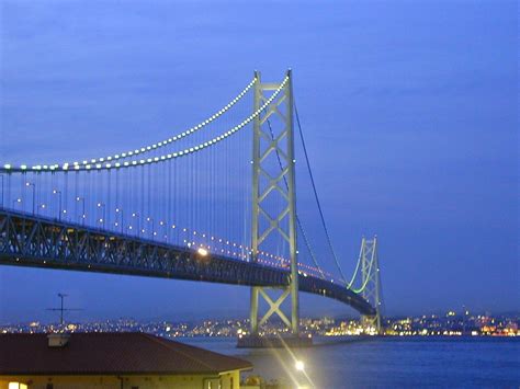 Akashi Kaikyo Bridge Desktop HD Wallpaper 96566 - Baltana