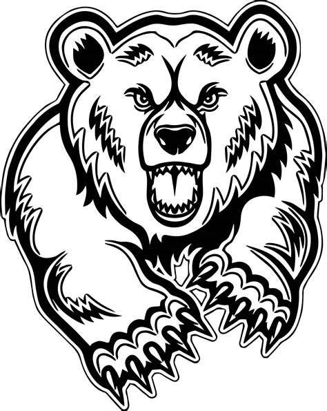 Angry Bear Drawing | Free download on ClipArtMag