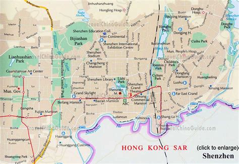 China Shenzhen Maps: City Layout, Location, Attractions