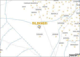 Nilokheri (India) map - nona.net