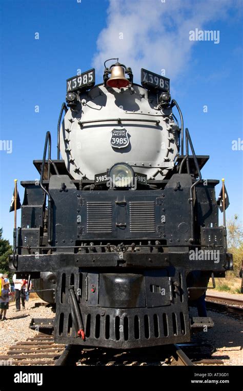 Historic Challenger locomotive steam engine during September 2005 visit ...