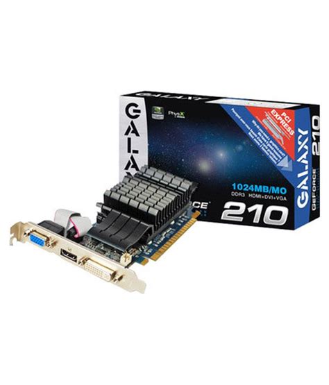 Galaxy NVIDIA GeForce GT 210 1 GB DDR3 Graphics Card - Buy Galaxy ...