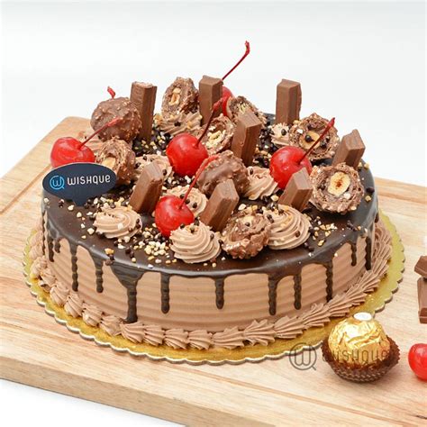 Chocolate Delight Drip Cake - Wishque Cakes | Wishque