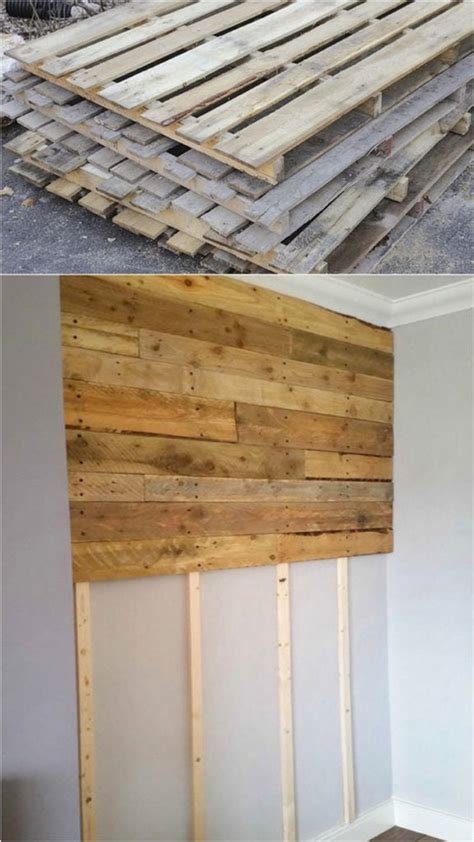 Diy Pallet Wood Ceiling | Shelly Lighting