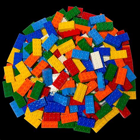 LEGO DUPLO 2x4 Bricks Building Blocks Mixed Colour 3011 NEW - Etsy