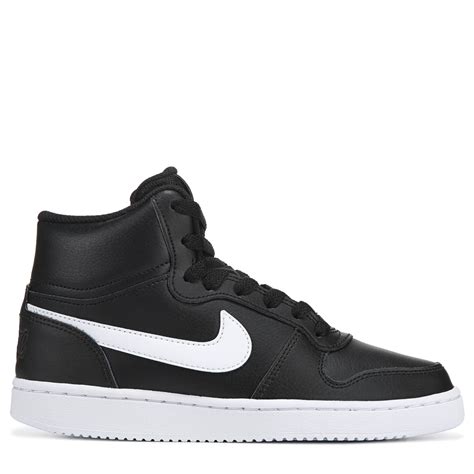 Nike Leather Ebernon High Top Sneakers in Black/White (Black) - Lyst