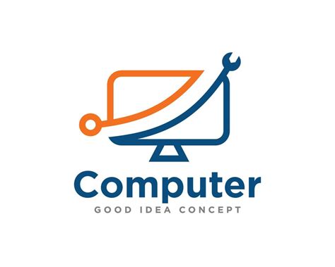 Computer Technology Logo Icon Design Vector 10664994 Vector Art at Vecteezy