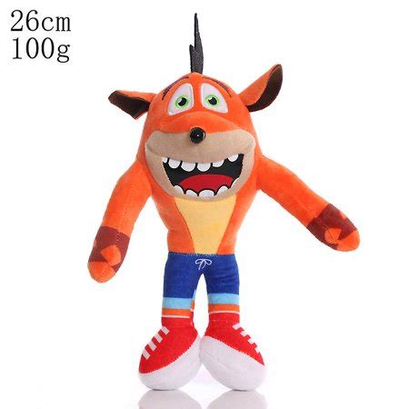 26cm New Arrival Anime Crash Bandicoot Plush Toys Cartoon Animal Aku ...