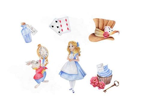 alice in wonderland watercolor clipart 20 free Cliparts | Download ...