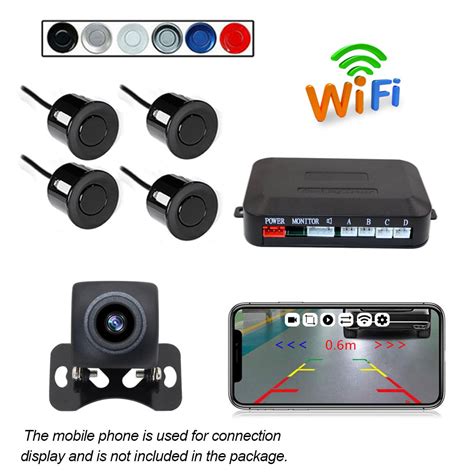 4pcs Wireless Backup Camera HD WIFI Car Auto Vehicle Reverse Backup ...