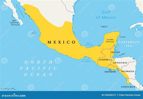 Mesoamerica Region Map