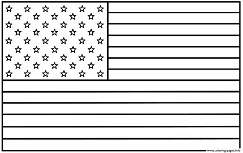 American Flag Coloring Pages Printable