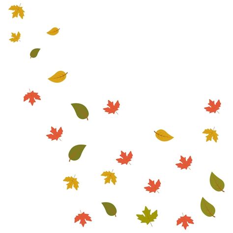 Premium Vector | Autumn maple falling leaves vector illustration