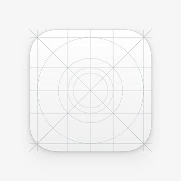 Blank Ios App Icon Template / Ios 14 App Icon Template Freebie For ...