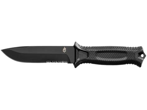 Buy Gerber Strongarm Fixed Blade Knife, Black, Serrated, Fixed Blade ...