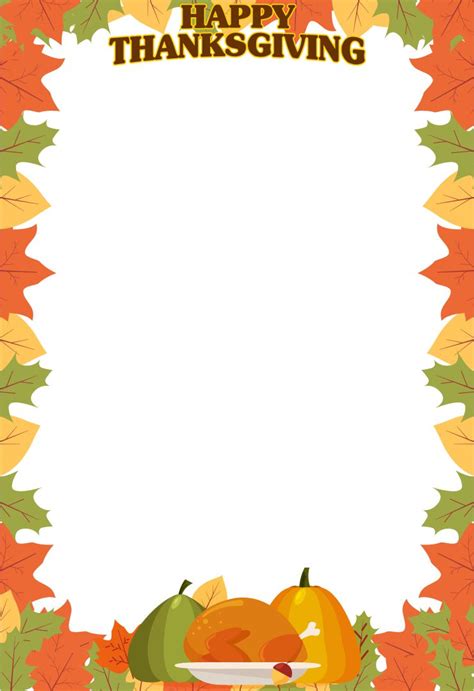 Thanksgiving Clip Art - 13 Free PDF Printables | Printablee